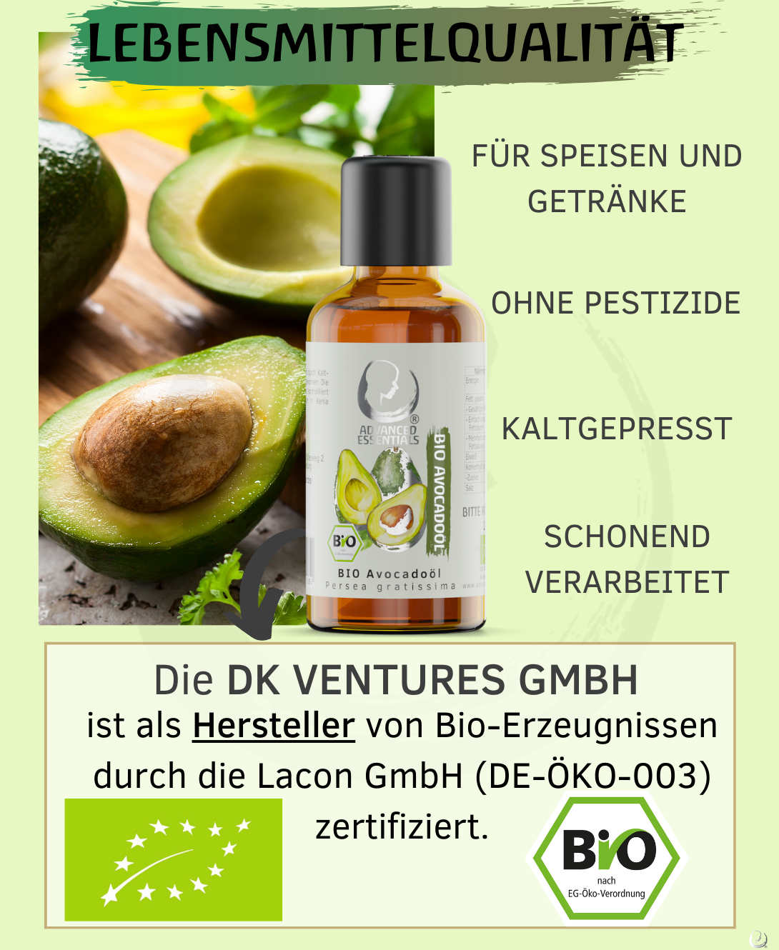 BIO Avocadoöl (Persea americana)