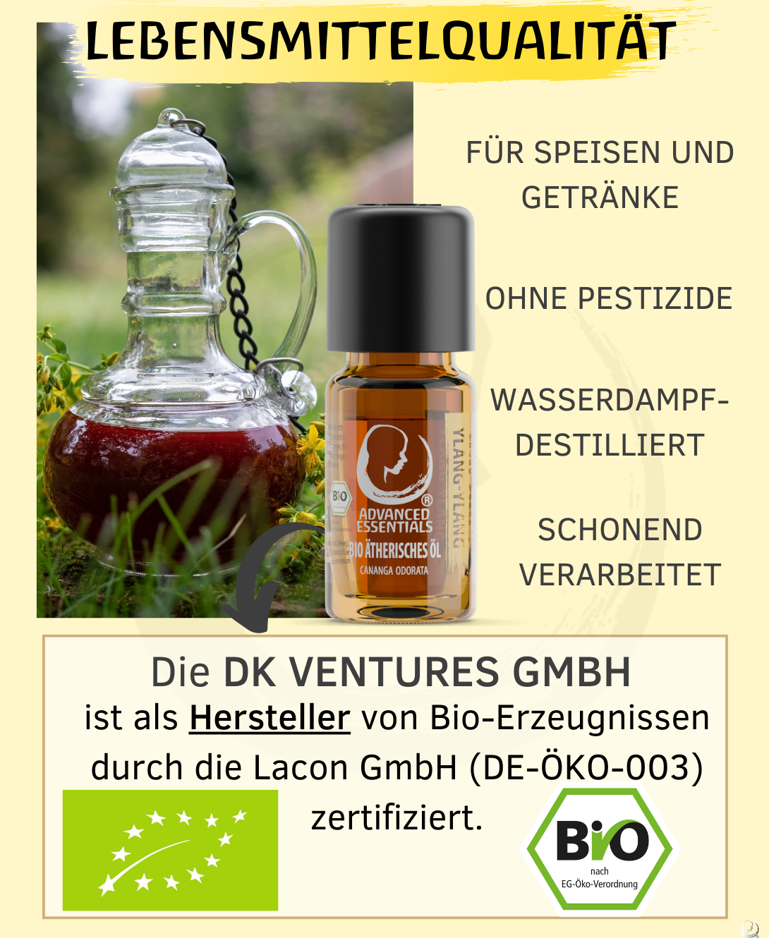 BIO Ylang ylang complete Öl (Cananga odorata)