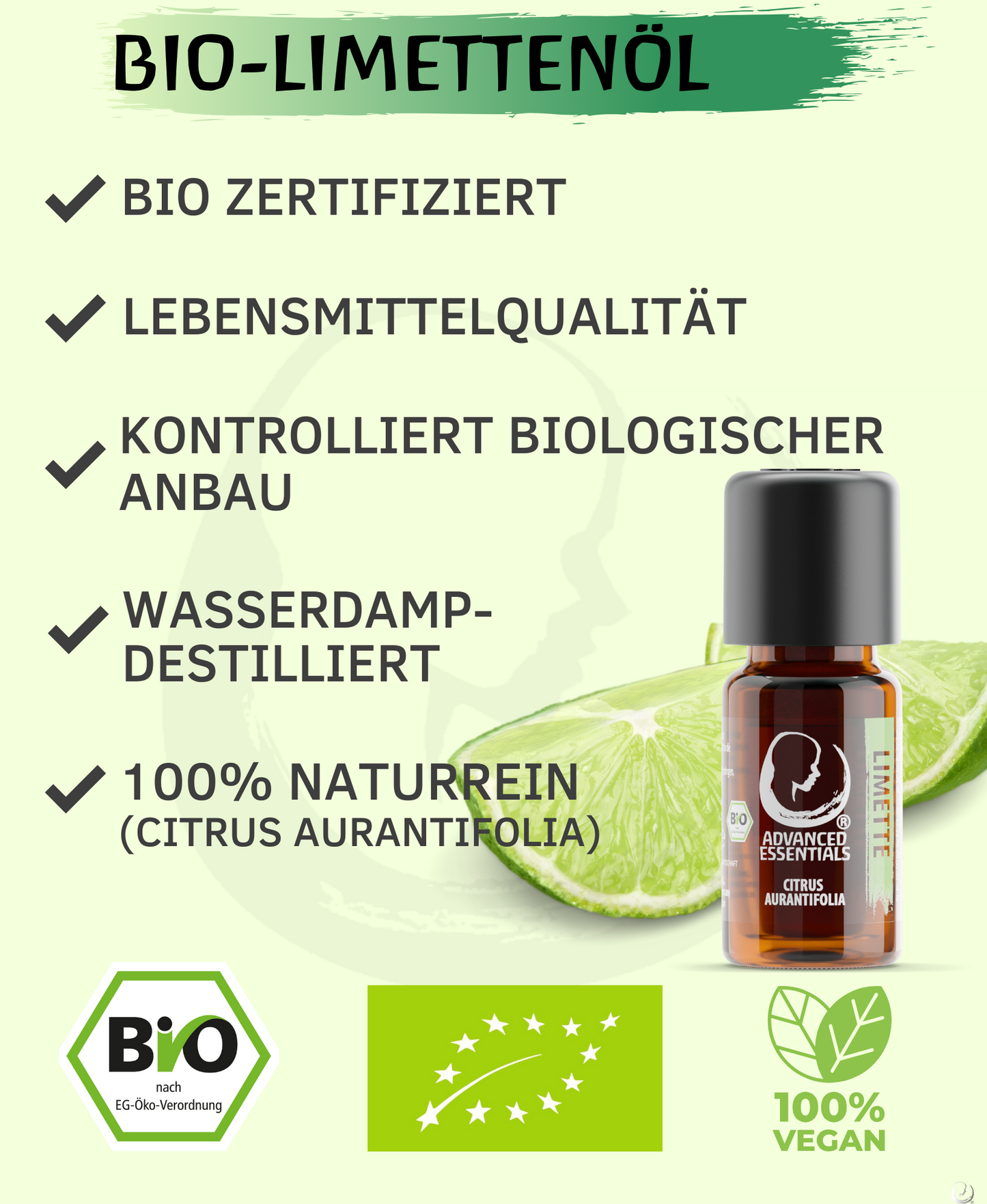 BIO Limettenöl (Citrus aurantifolia)