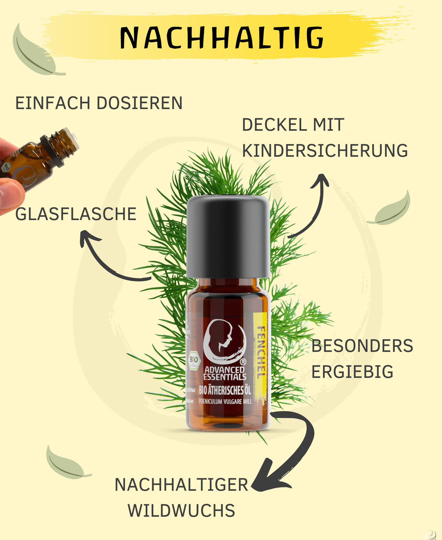 BIO Fenchelöl (Foeniculum vulgare)