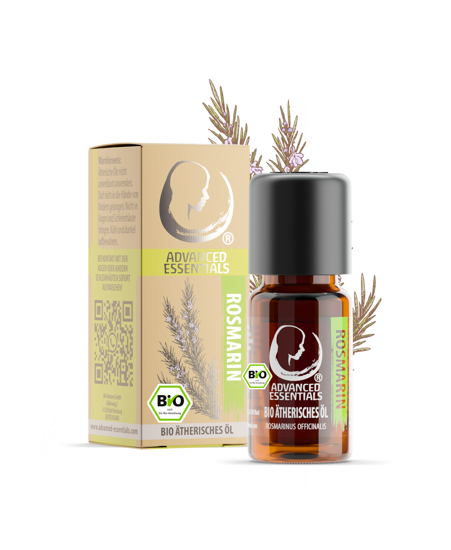 BIO Rosmarinöl (Rosmarinus officinalis ct. campher)