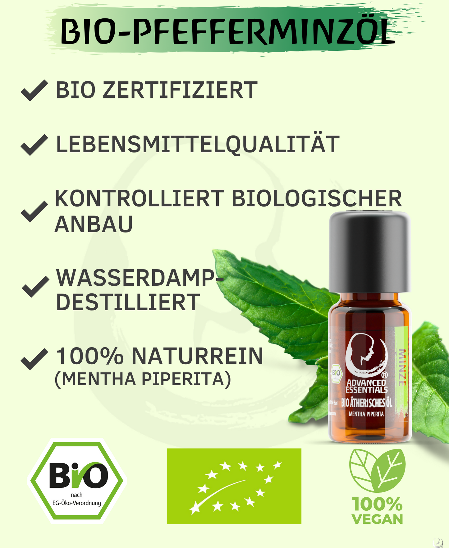 BIO Minzöl (Mentha piperita)