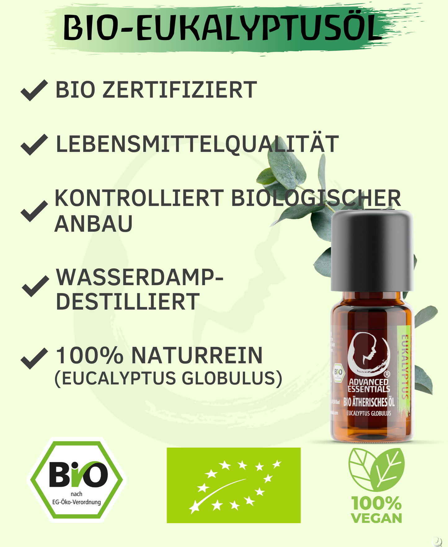 BIO Eukalyptusöl (Eucalyptus globulus)