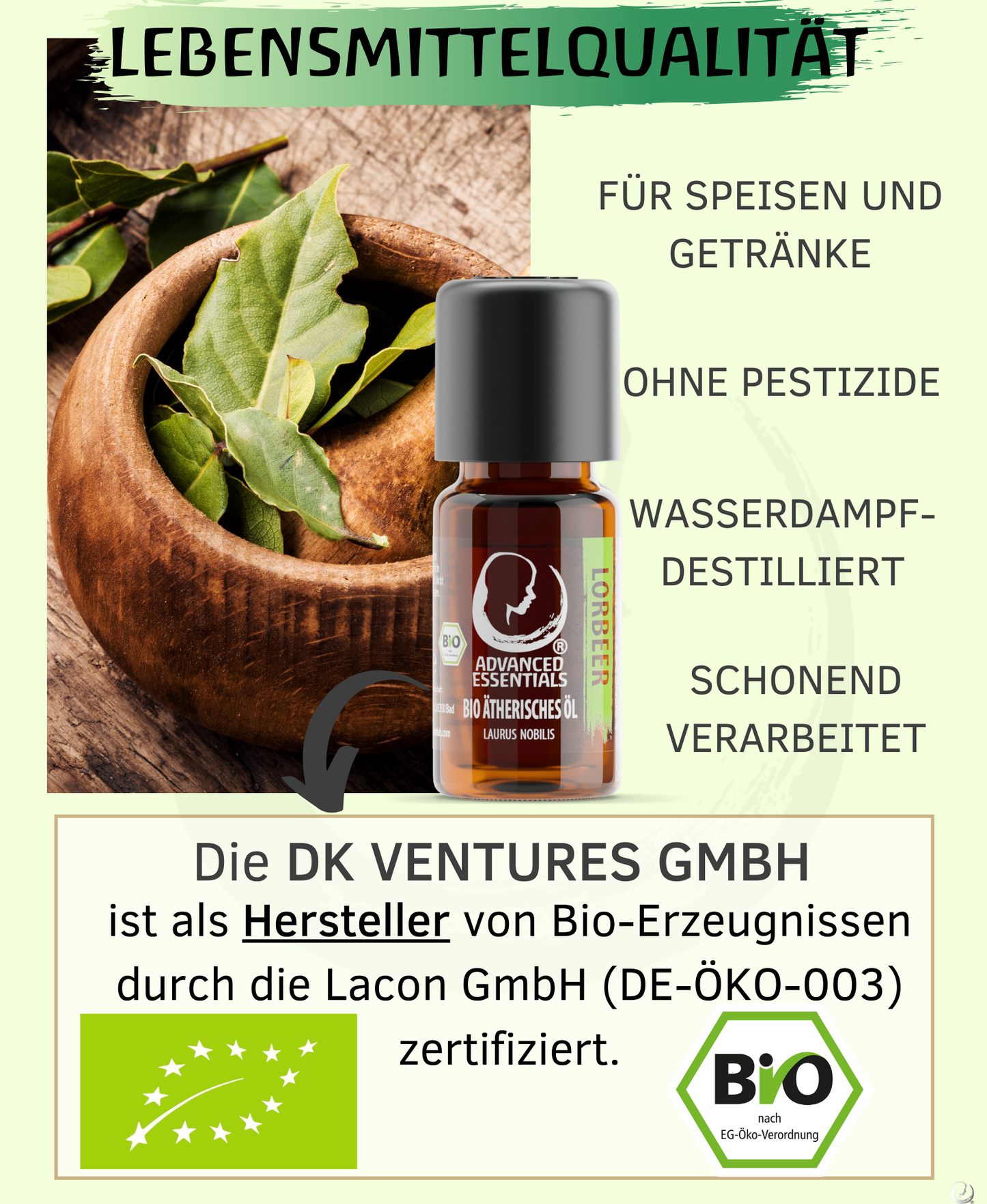 BIO Lorbeeröl (Laurus nobilis)