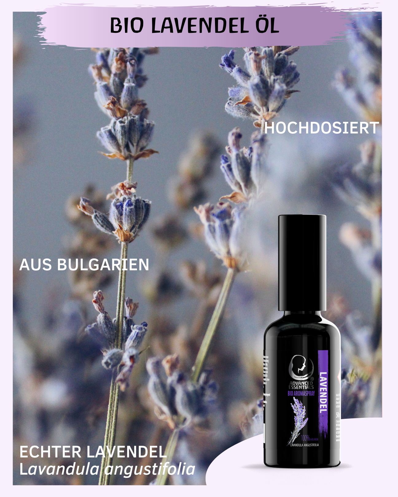 BIO Lavendelspray (Lavandula angustifolia) (100ml)