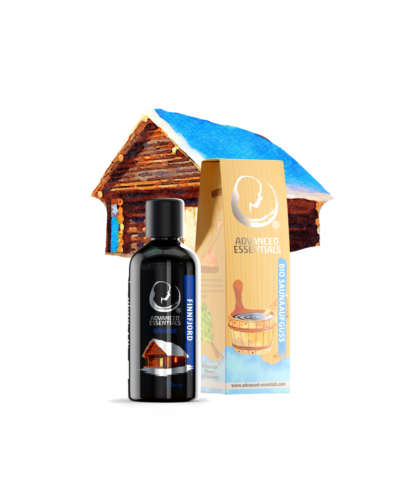 BIO Saunaaufguss Finnfjord (Birke/Minze/Edeltanne) hochdosiertes ätherisches Öl (100ml)