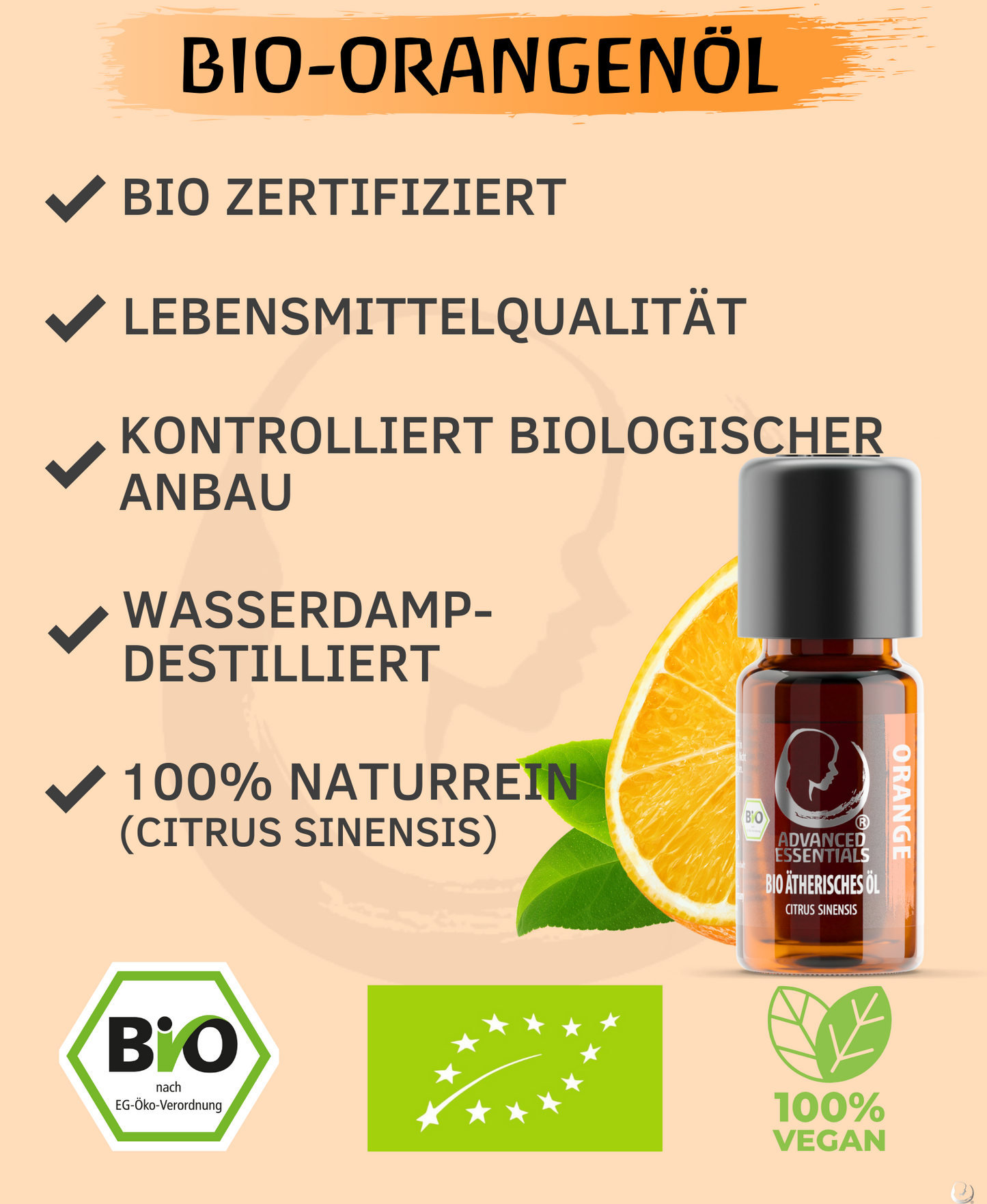 BIO Orangenöl (Citrus sinensis)