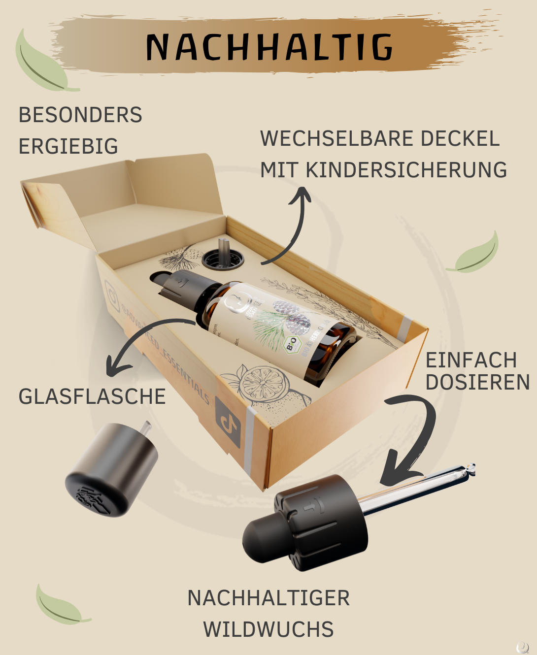 BIO Zirbenöl ätherisches Öl (Pinus cembra) Wildwuchs Zirbenöl bio aus Österreich (Zirbe, 30ml)