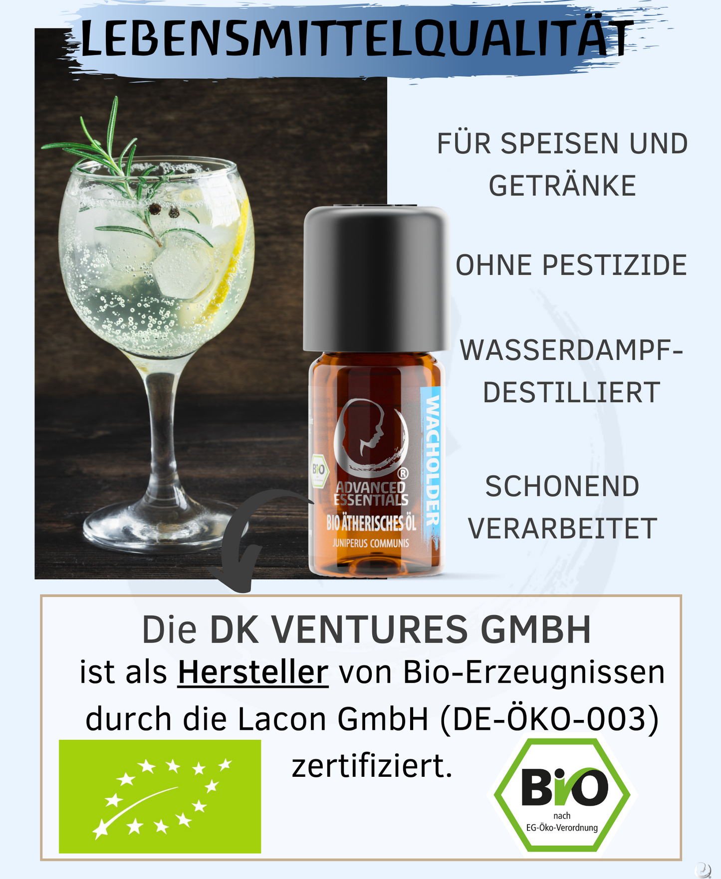 BIO Wacholderöl ätherisches Öl (Juniperus communis) 10ml