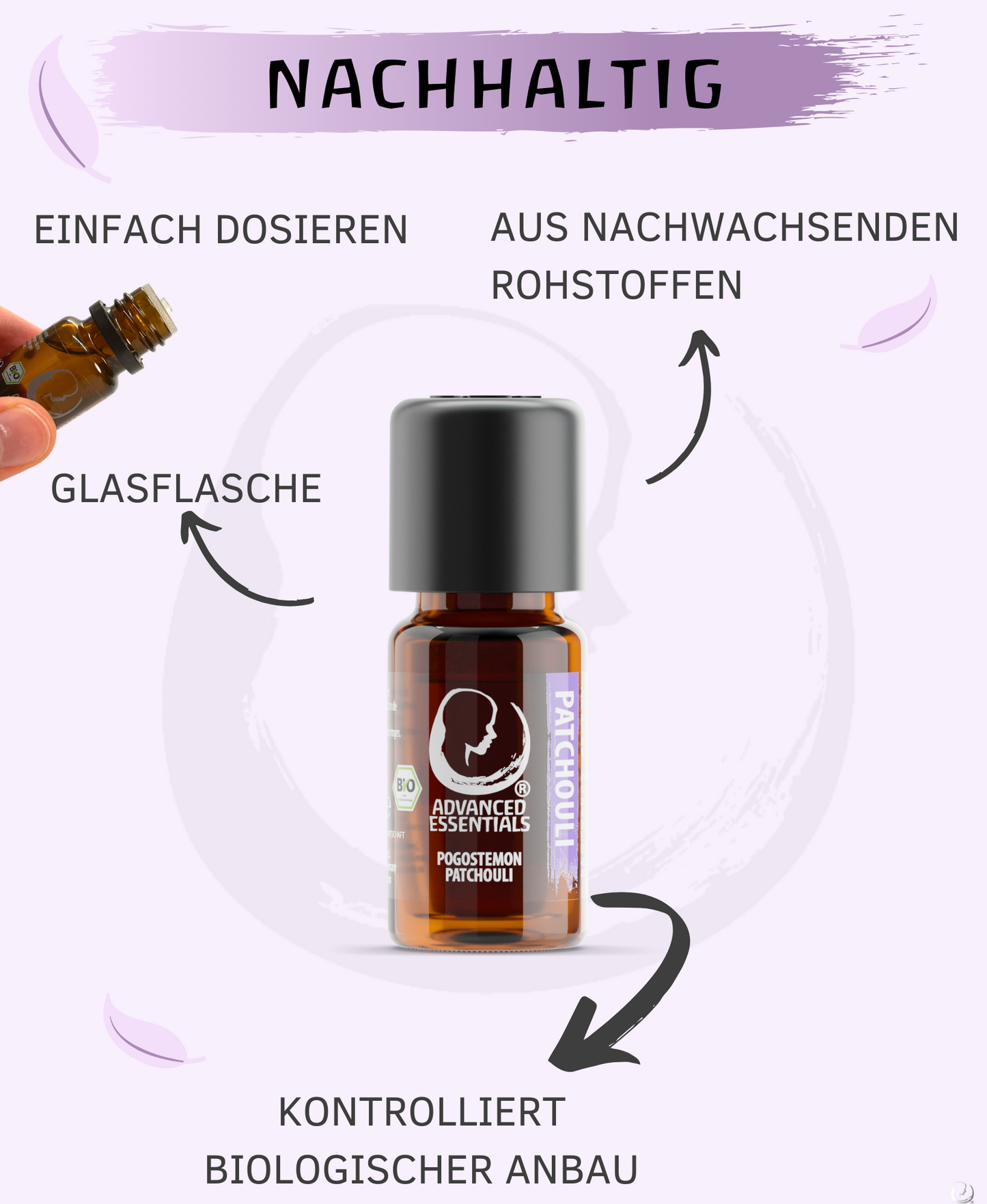 BIO Patchouliöl (Pogostemon patchouli)