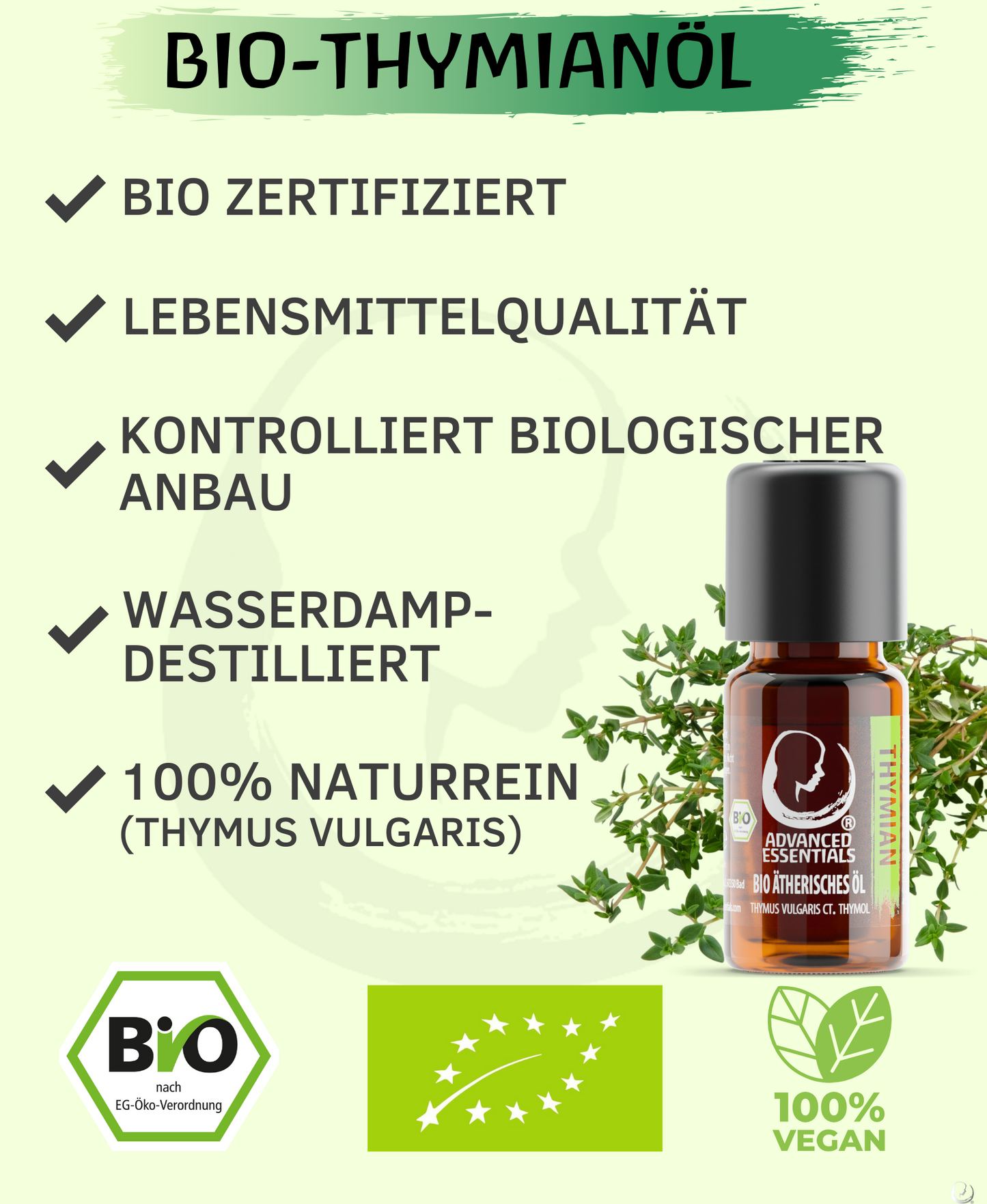 BIO Thymianöl (Thymus vulgaris)