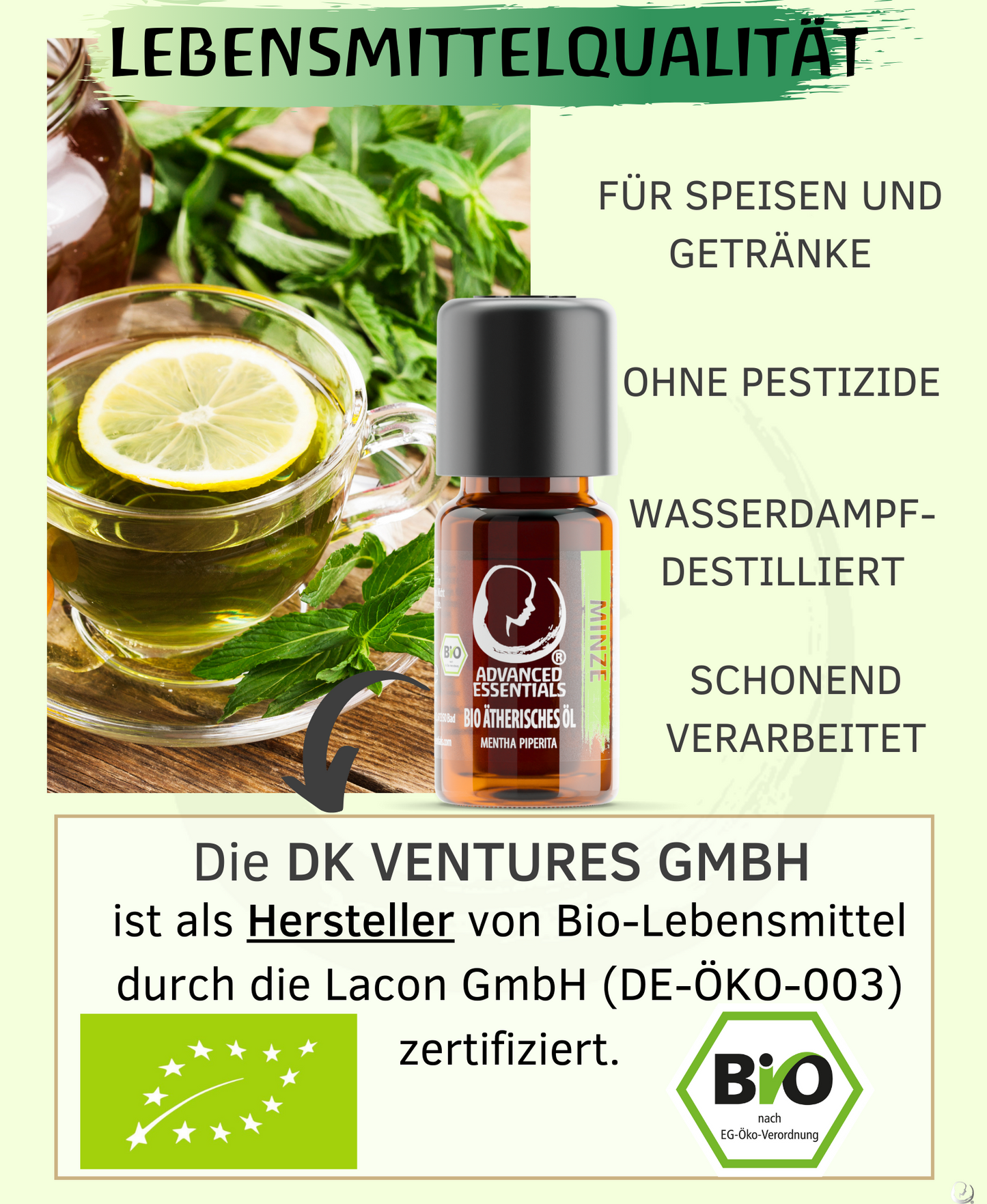 BIO Minzöl (Mentha piperita)