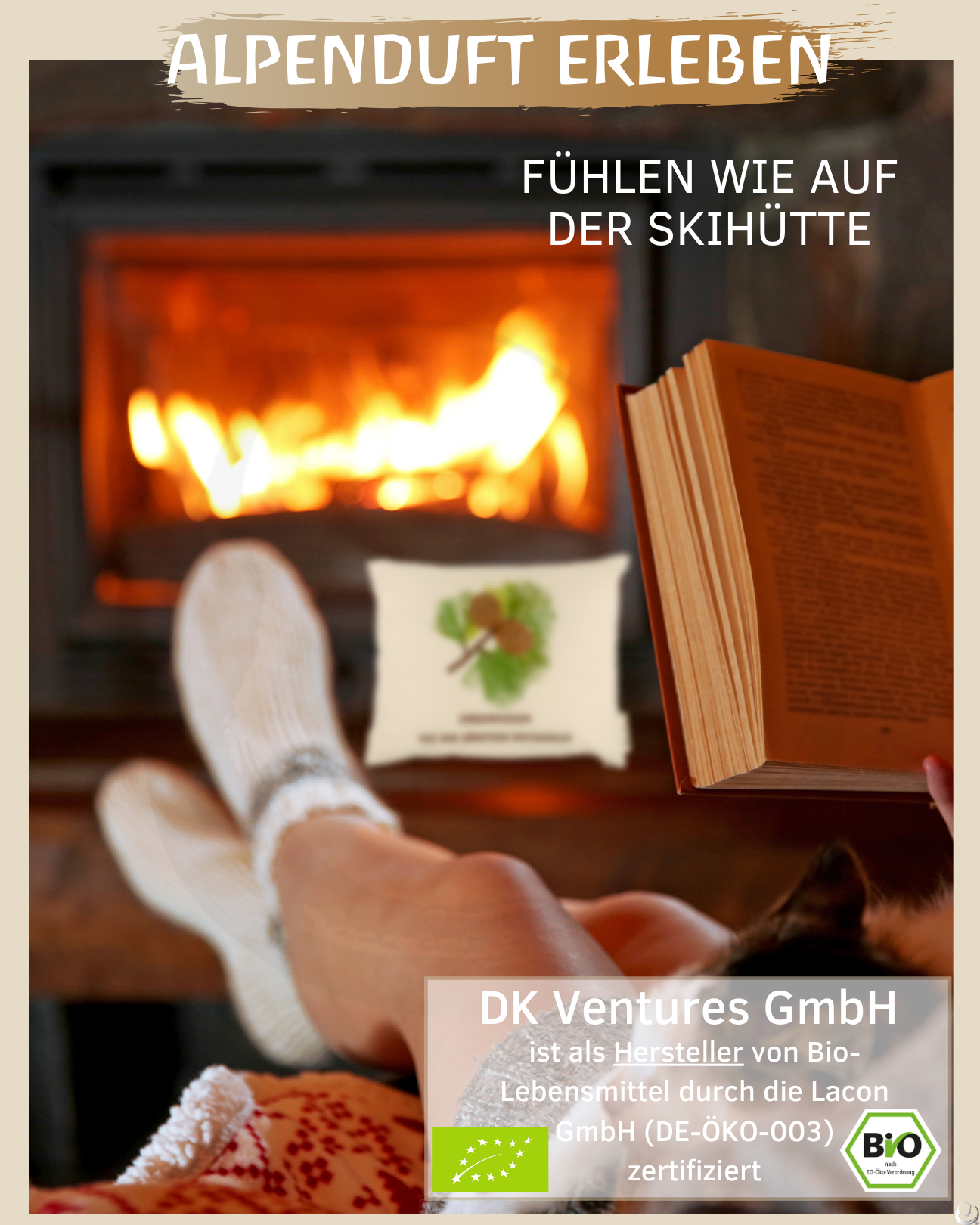 BIO Zirbenkissen (bestickt)