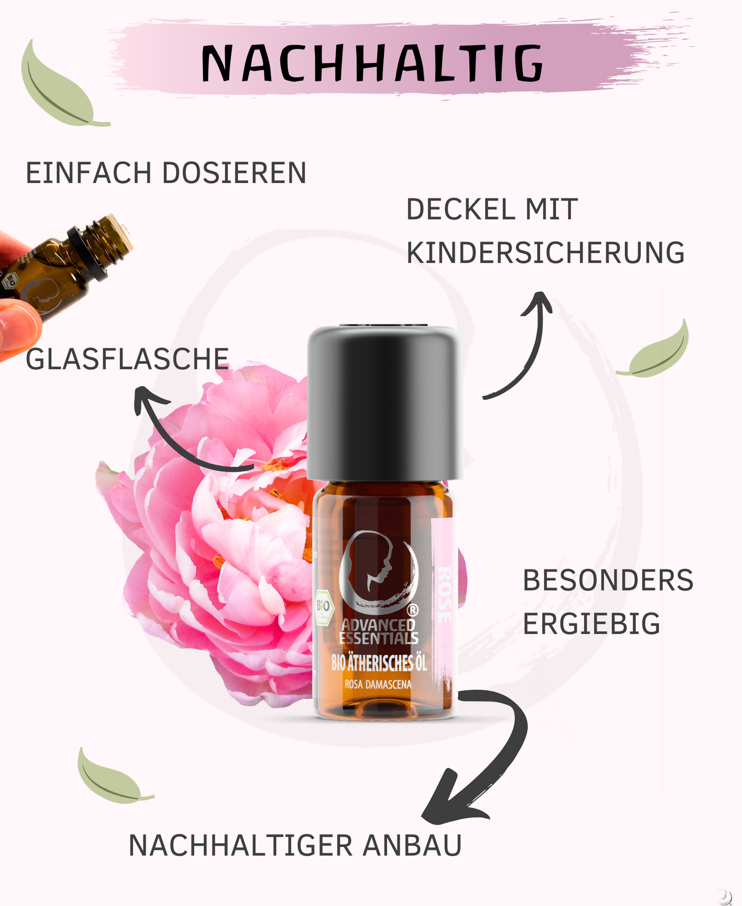 BIO Rosenöl 5% (Rosa damascena)