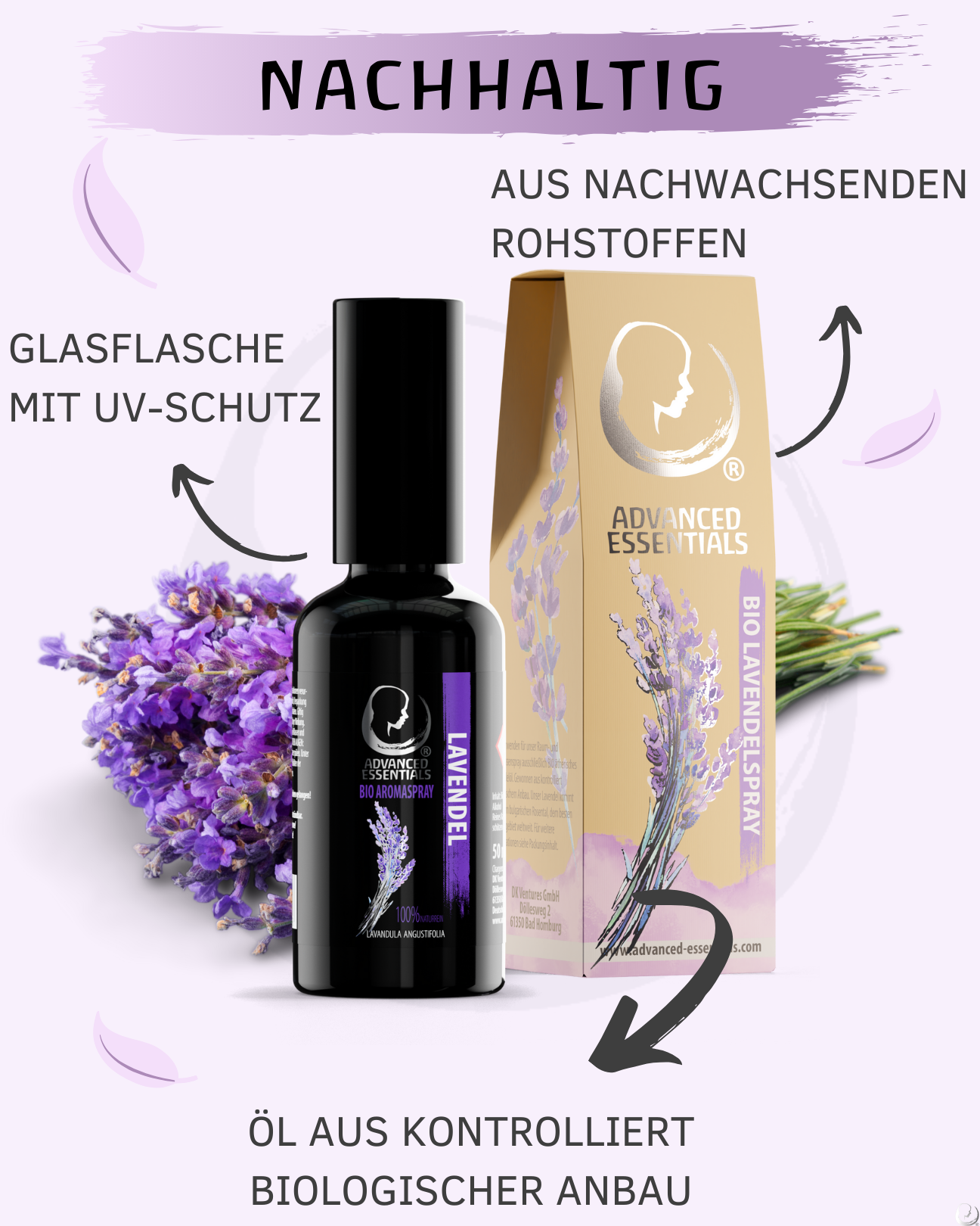 BIO Lavendelspray (Lavandula angustifolia) (100ml)