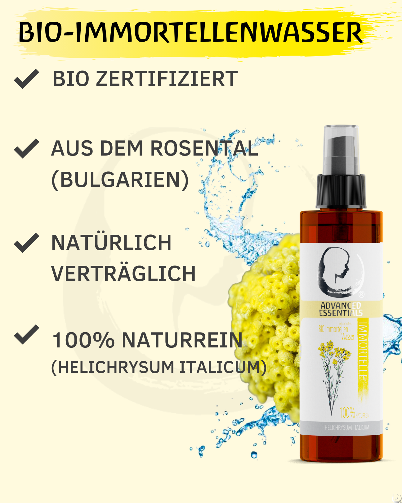 BIO Immortellenwasser 200ml