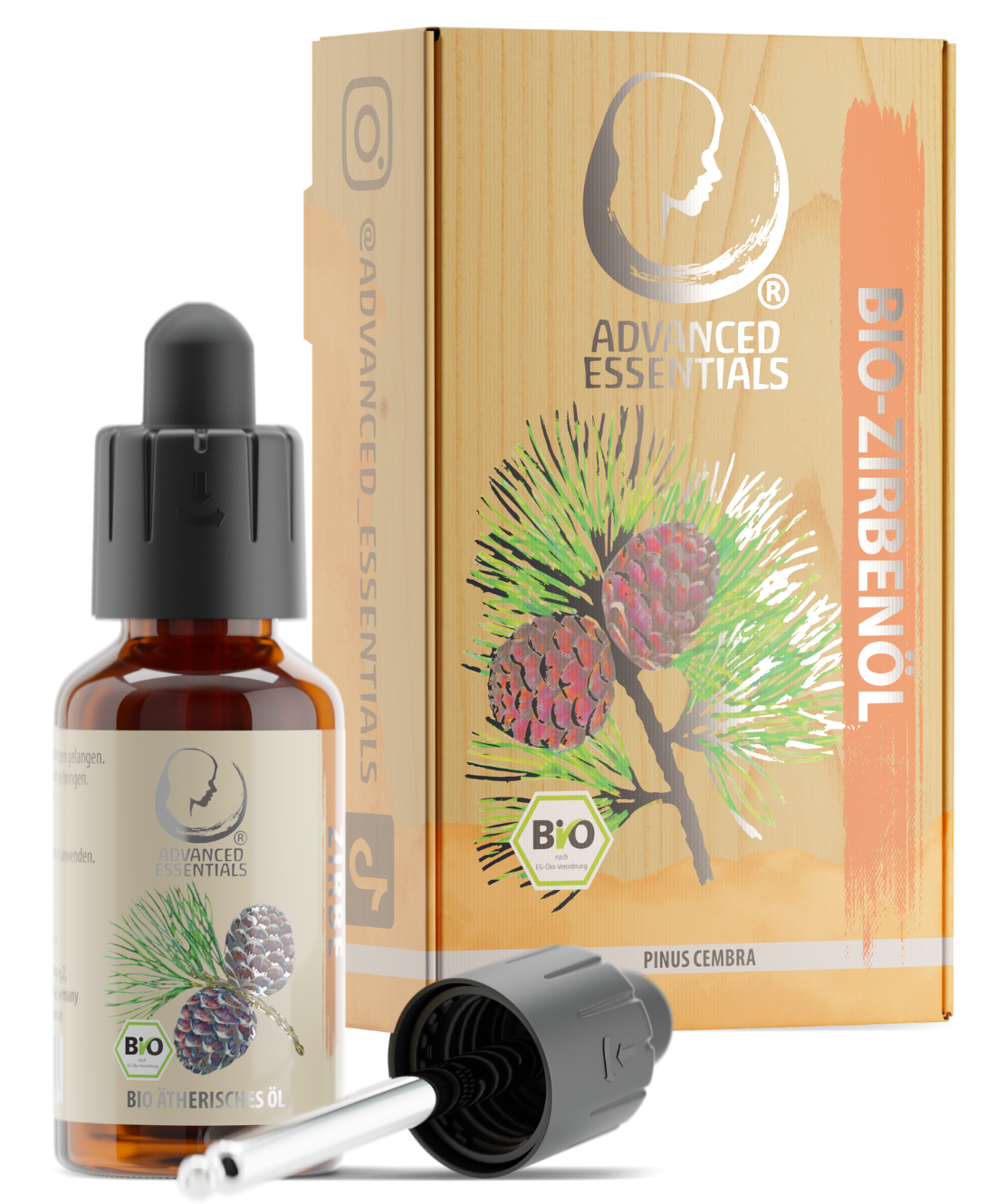 BIO Zirbenöl ätherisches Öl (Pinus cembra) Wildwuchs Zirbenöl bio aus Österreich (Zirbe, 30ml)