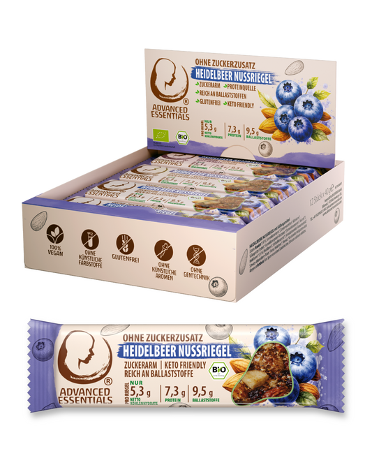 12er Set Blaubeer Nussriegel 480 g