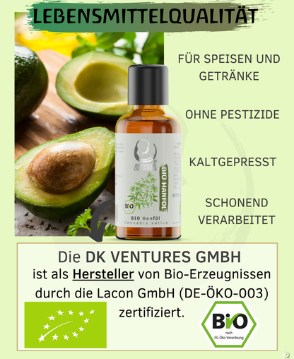BIO Hanföl (Cannabis sativa)