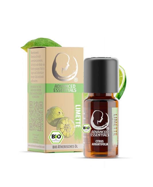 BIO Limettenöl (Citrus aurantifolia) kontrolliert biologischer Anbau ätherisches Limettenlöl bio aus Sri Lanka (Limette, 10ml)