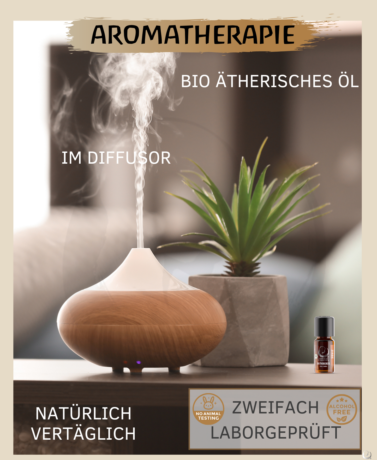 BIO Zirbenöl ätherisches Öl (Pinus cembra) Wildwuchs Zirbenöl bio aus Österreich (Zirbe, 10ml)