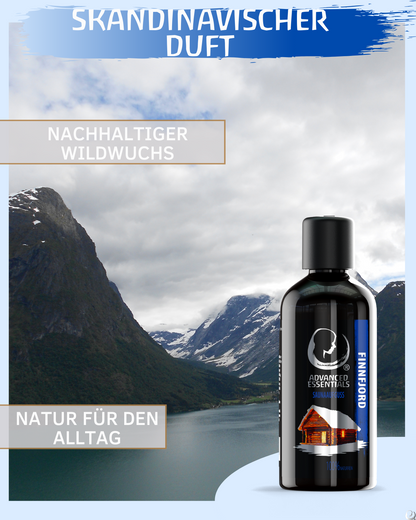 BIO Saunaaufguss Finnfjord (Birke/Minze/Edeltanne) hochdosiertes ätherisches Öl (100ml)
