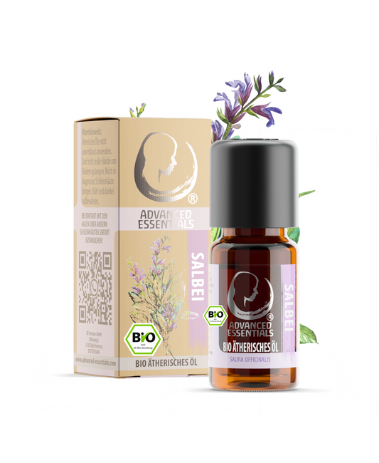 BIO Salbeiöl ätherisches Öl (Salvia officinalis) kontrolliert biologischer Anbau Salbeiöl bio aus Spanien (Salbei, 10ml)