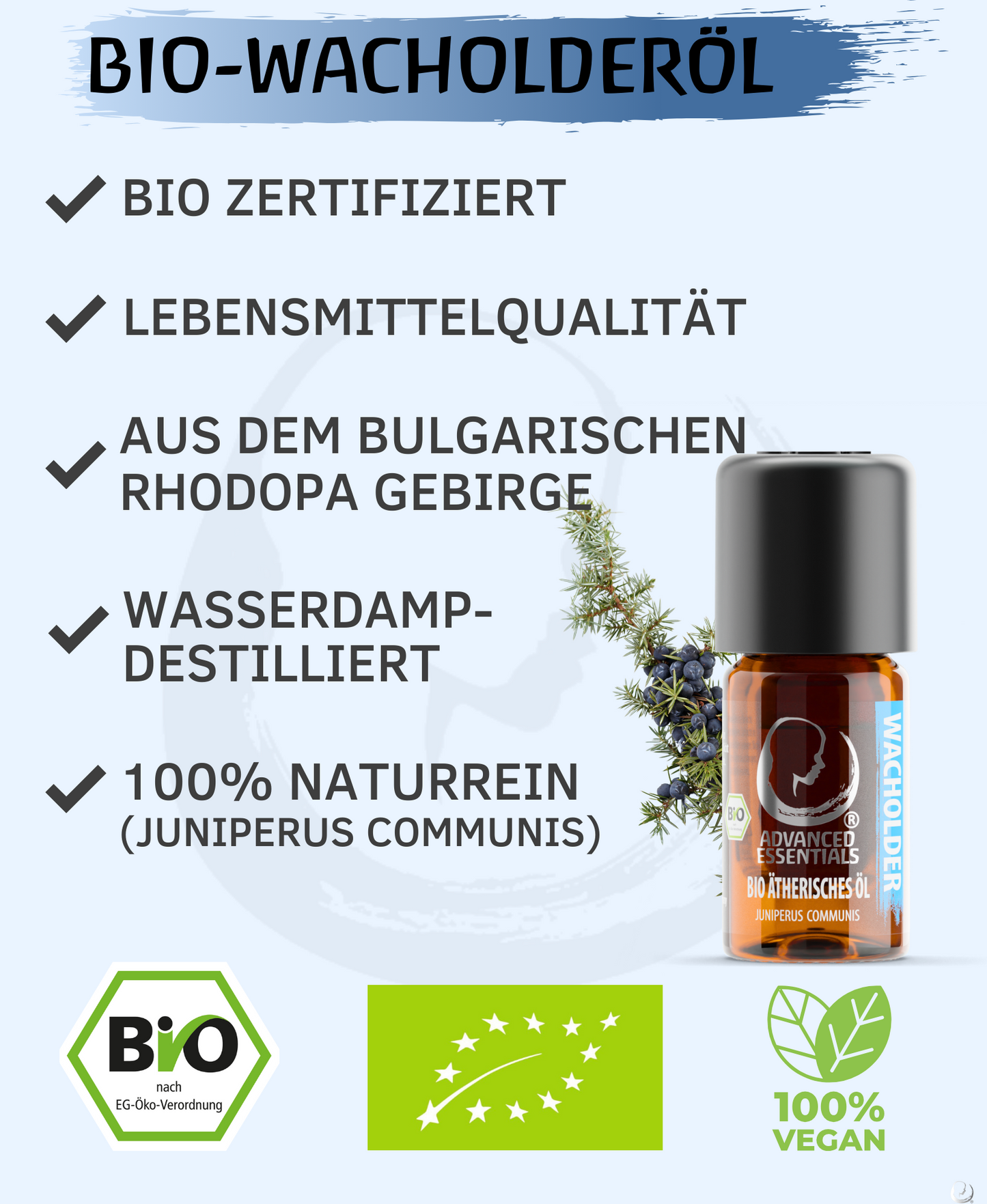 BIO Wacholderöl ätherisches Öl (Juniperus communis) 10ml
